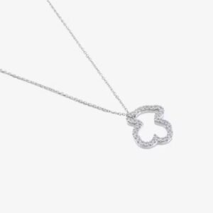 Collar Osito Plata 925 y circonitas