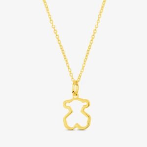 Collar Osito Galaxy de Cobre Dorado
