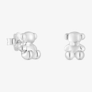 Aros Ositos 3D de Plata 925 10mm