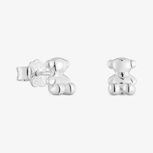 Aros Osito 3D de Plata 925 7,2 mm