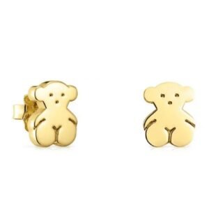 Aros Ositos 11,5 mm de Plata Vermeil