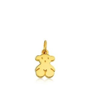 Dije Osito Dorado de 11,5 mm en Plata Vermeil