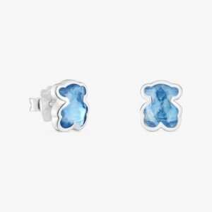 Aros Osito Espinela Sintética de Plata 925