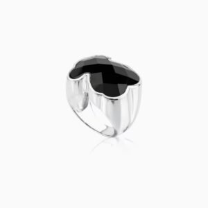 Anillo Osito de Ónix y Plata 925