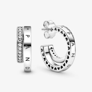 Aros Pando Doble Círculo de Plata 925