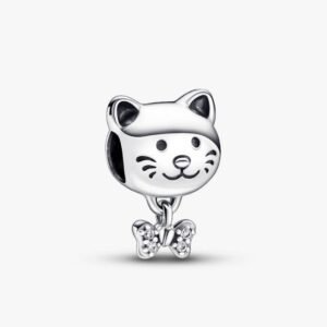 Charm Gatito de Plata 925