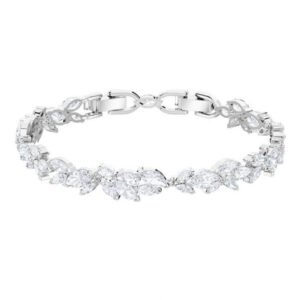 Pulsera Louison de Cristales con baño en Rodio