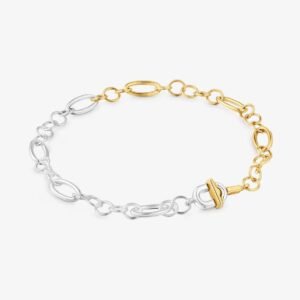 Pulsera Osito Bicolor Cadena