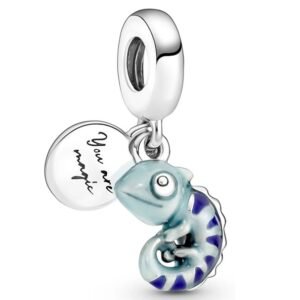 Charm Camaleón Rapunzel de Plata 925