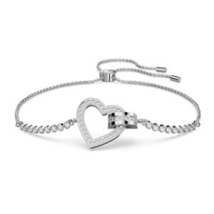 Pulsera Lovely Cristales con Baño en Rodio