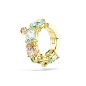 Ear Cuff Dorado con Cristales y Baño en Rodio