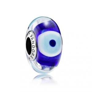 Charm Murano Ojo Turco de Plata 925
