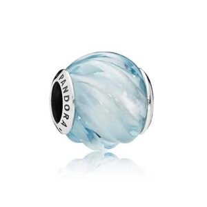 Charm Murano Tornado Celeste de Plata 925