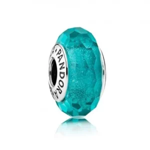 Charm Murano Azul Turquesa de Plata 925
