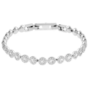 Pulsera Angelic con Cristales y Baño en Rodio