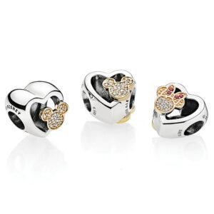 Charm Minnie y Mickey de Plata 925